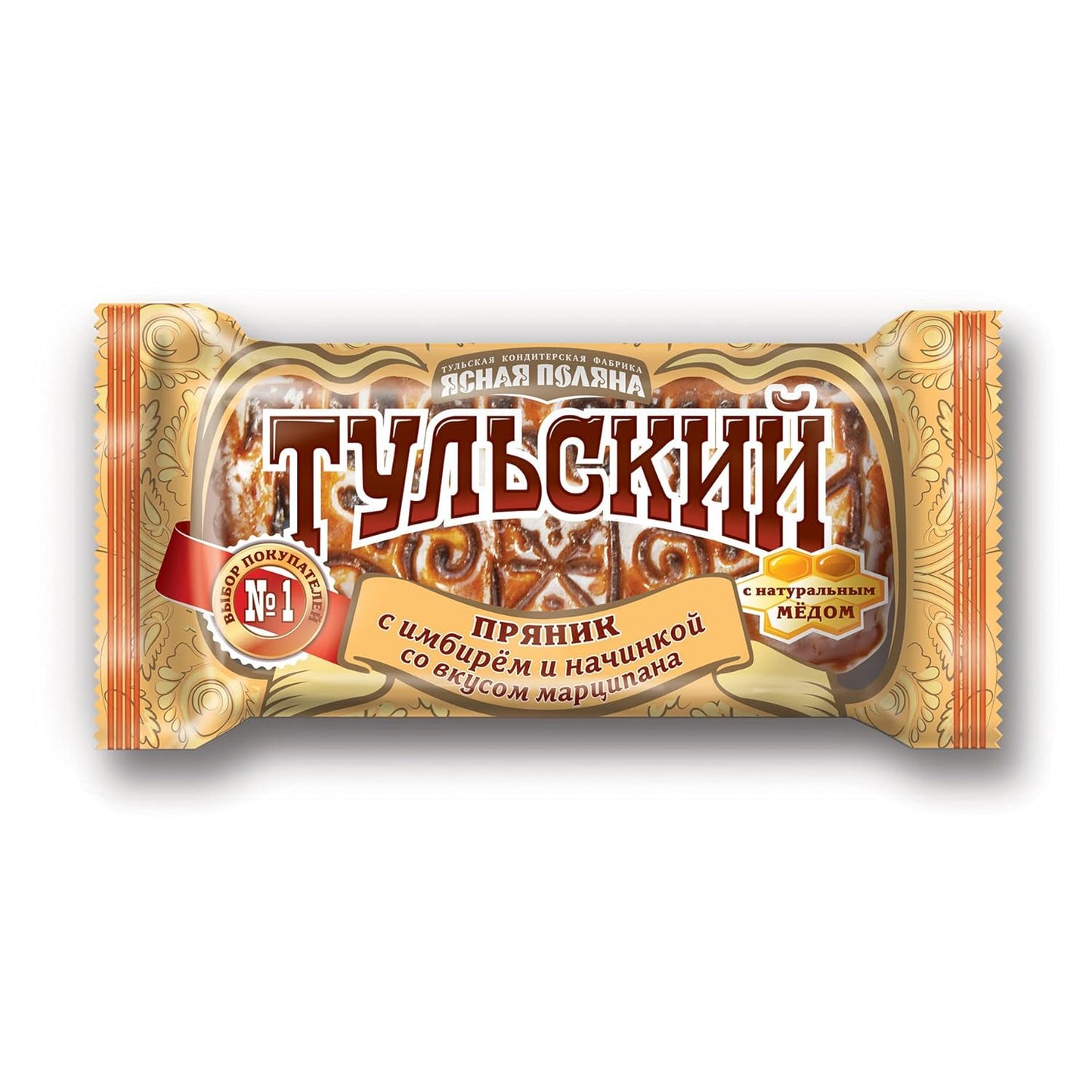 Gingerbread Tulskiy Pryaniki With Ginger and Marzipan Filling 140g/4.93oz