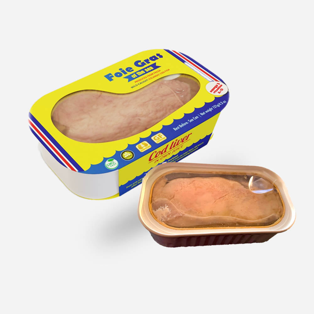 Foie Gras of the Sea Premium Cod Liver in Own Juice 4.3 oz