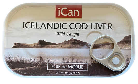 Ican Icelandic Cod Liver 4.06 oz